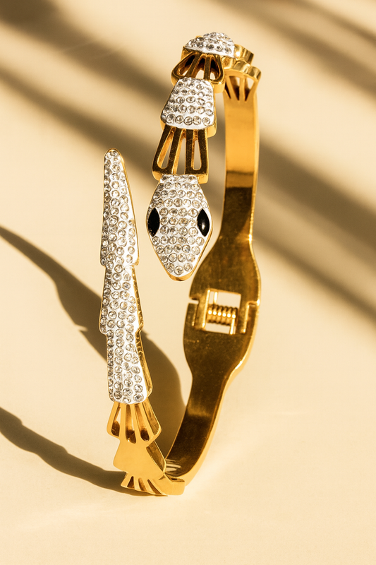 Snake Charmer Crystal Bracelet