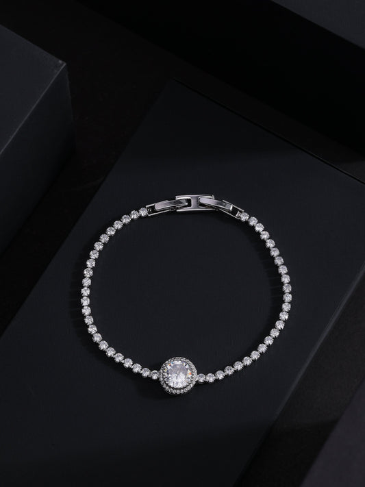 Round  Diamond Tennis Bracelet