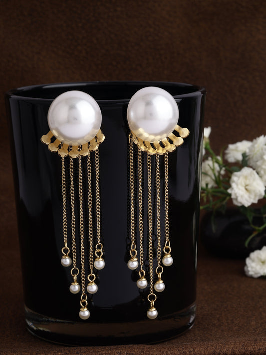 Pearl Fringe Earrings