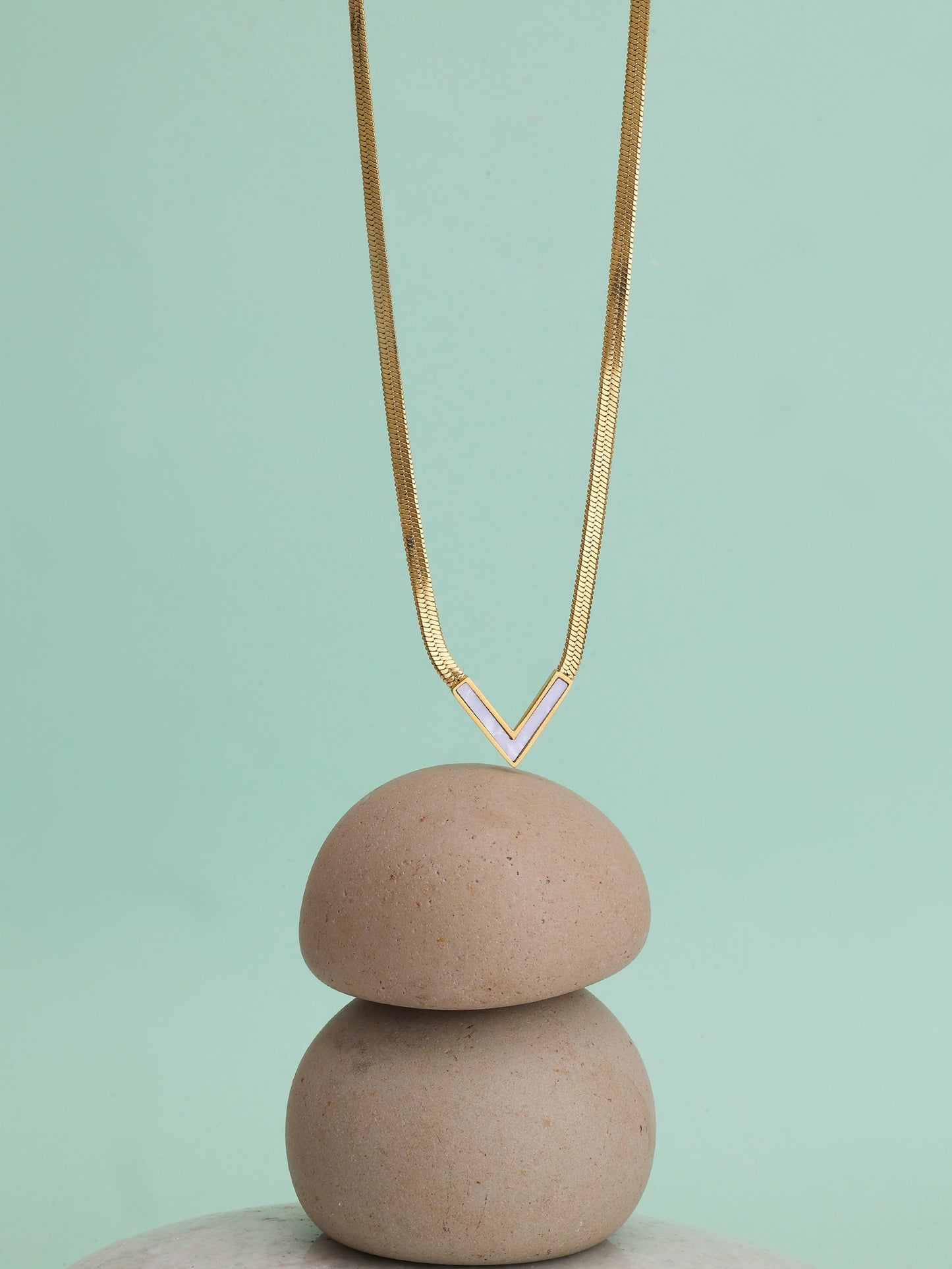 Modern Chevron Necklace