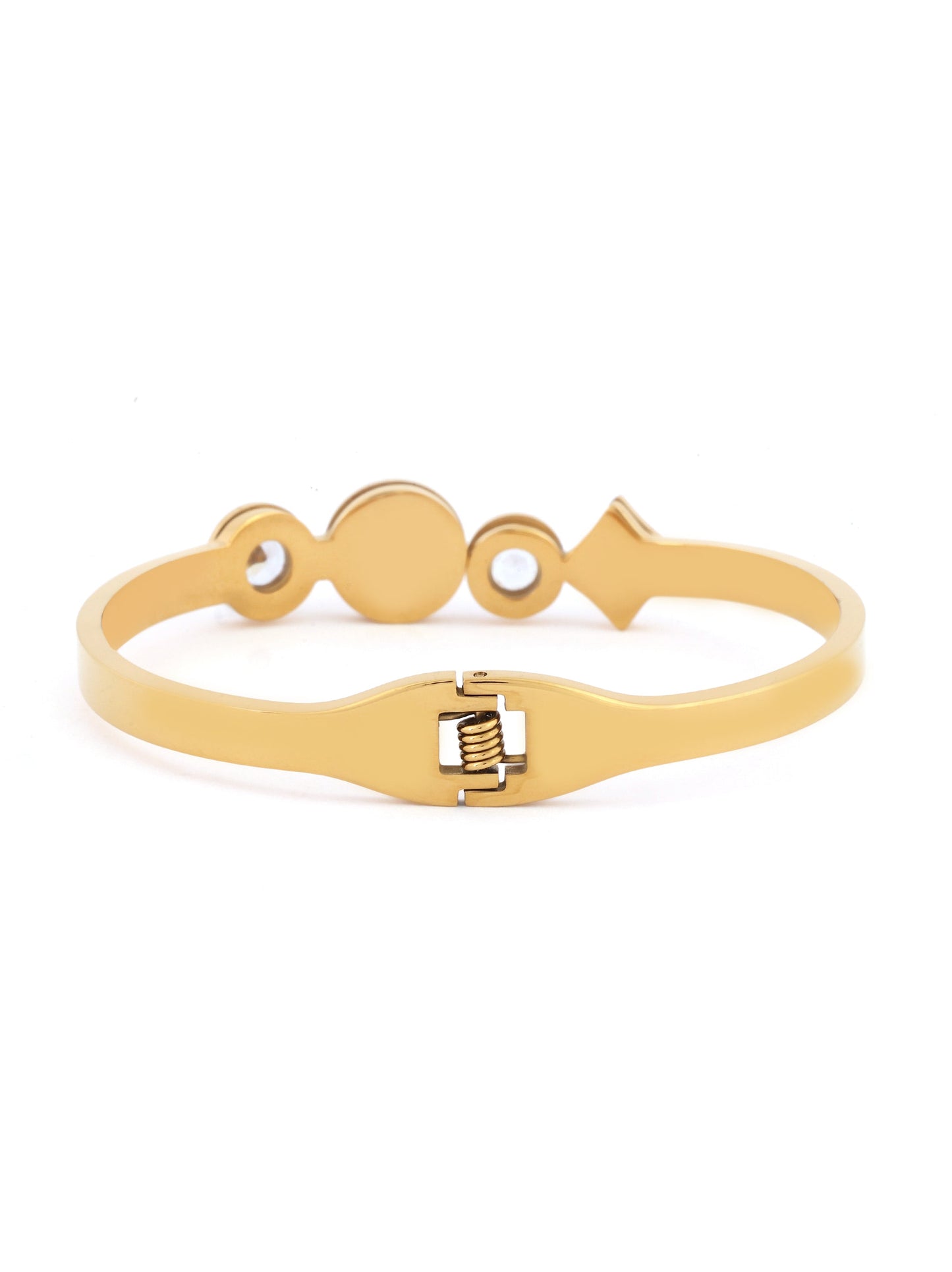 Red Enamel Clover Bracelet