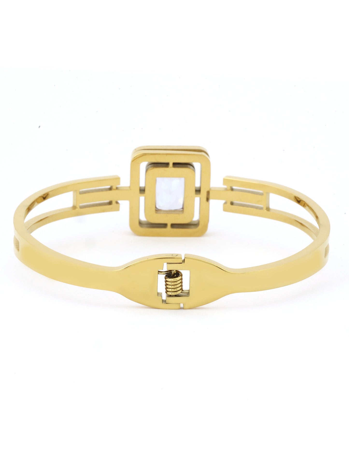 Modern Square Centerpiece Bracelet