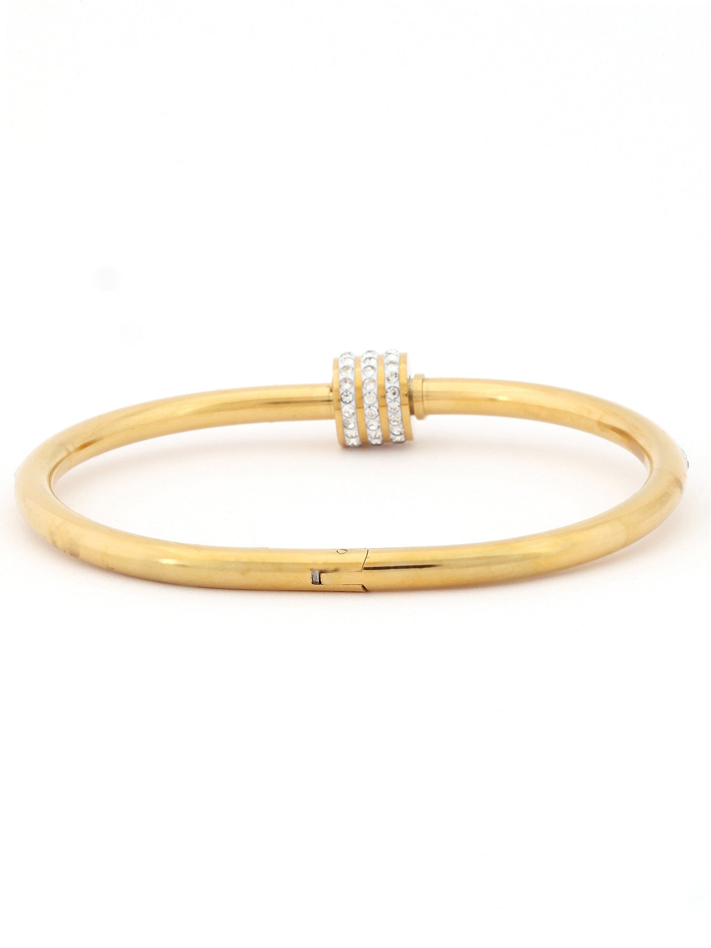 Radiant Crystal Bar Slider Bracelet