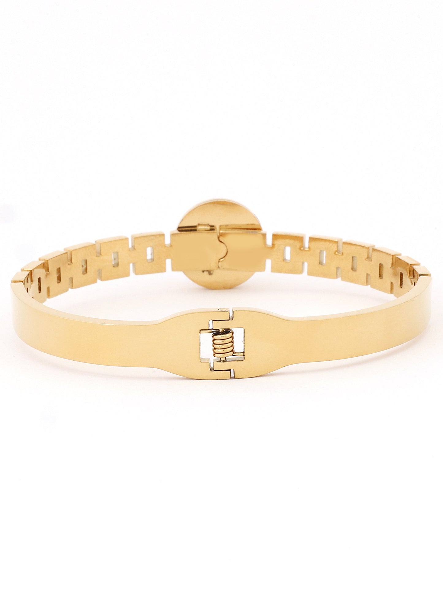 18k Gold Plated Round Crystal American Diamond Bracelet