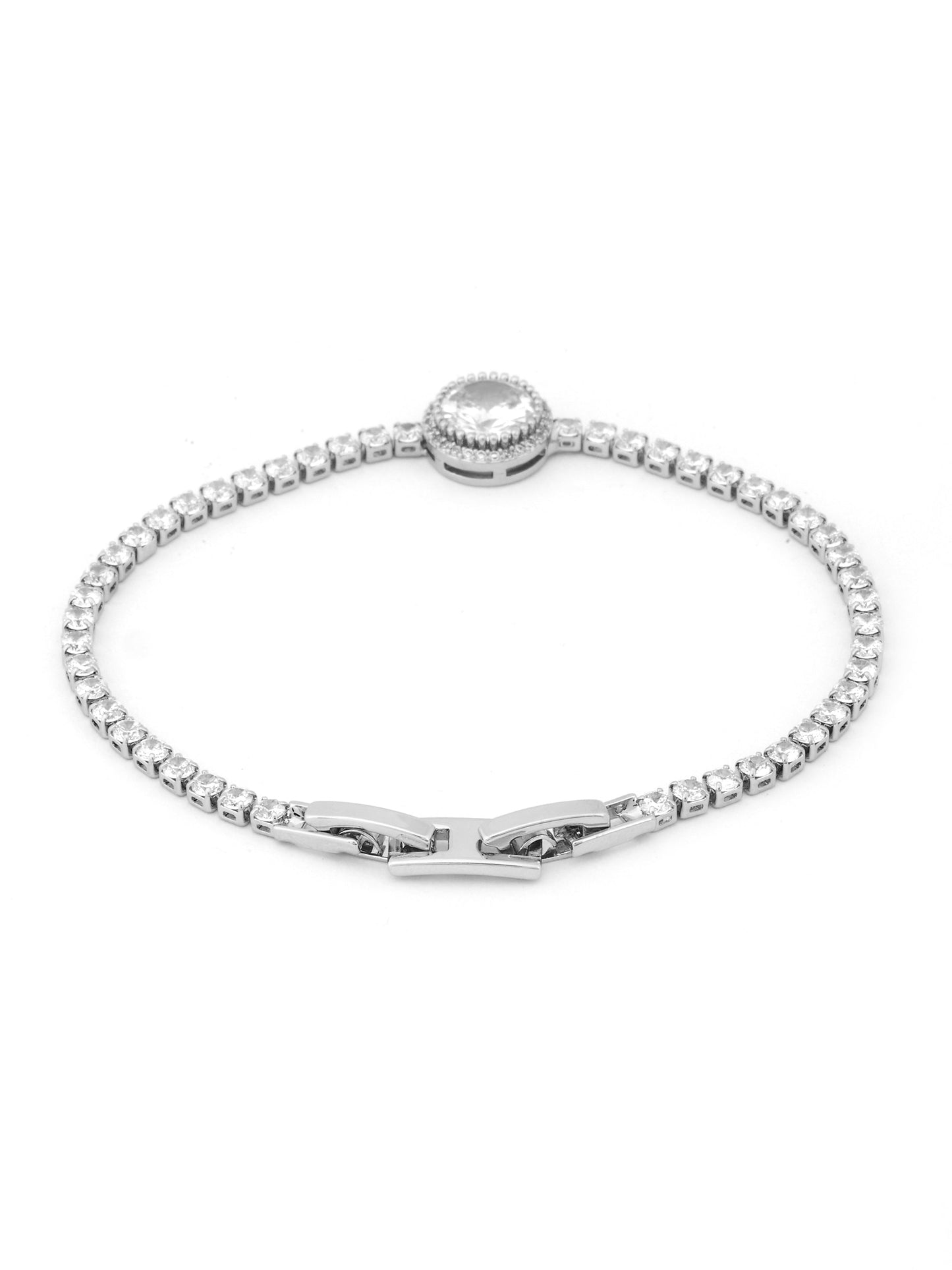 Round  Diamond Tennis Bracelet