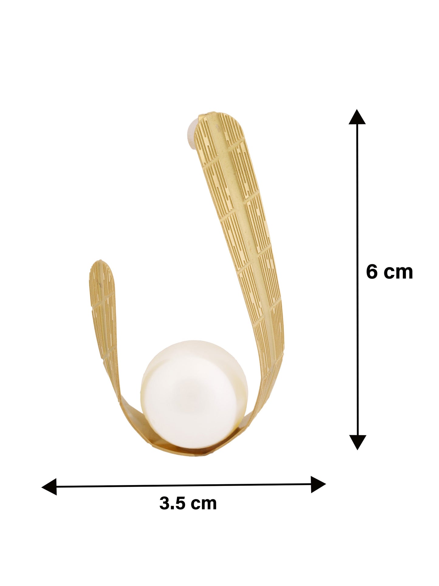 Designer Abstract Pearl Earrings