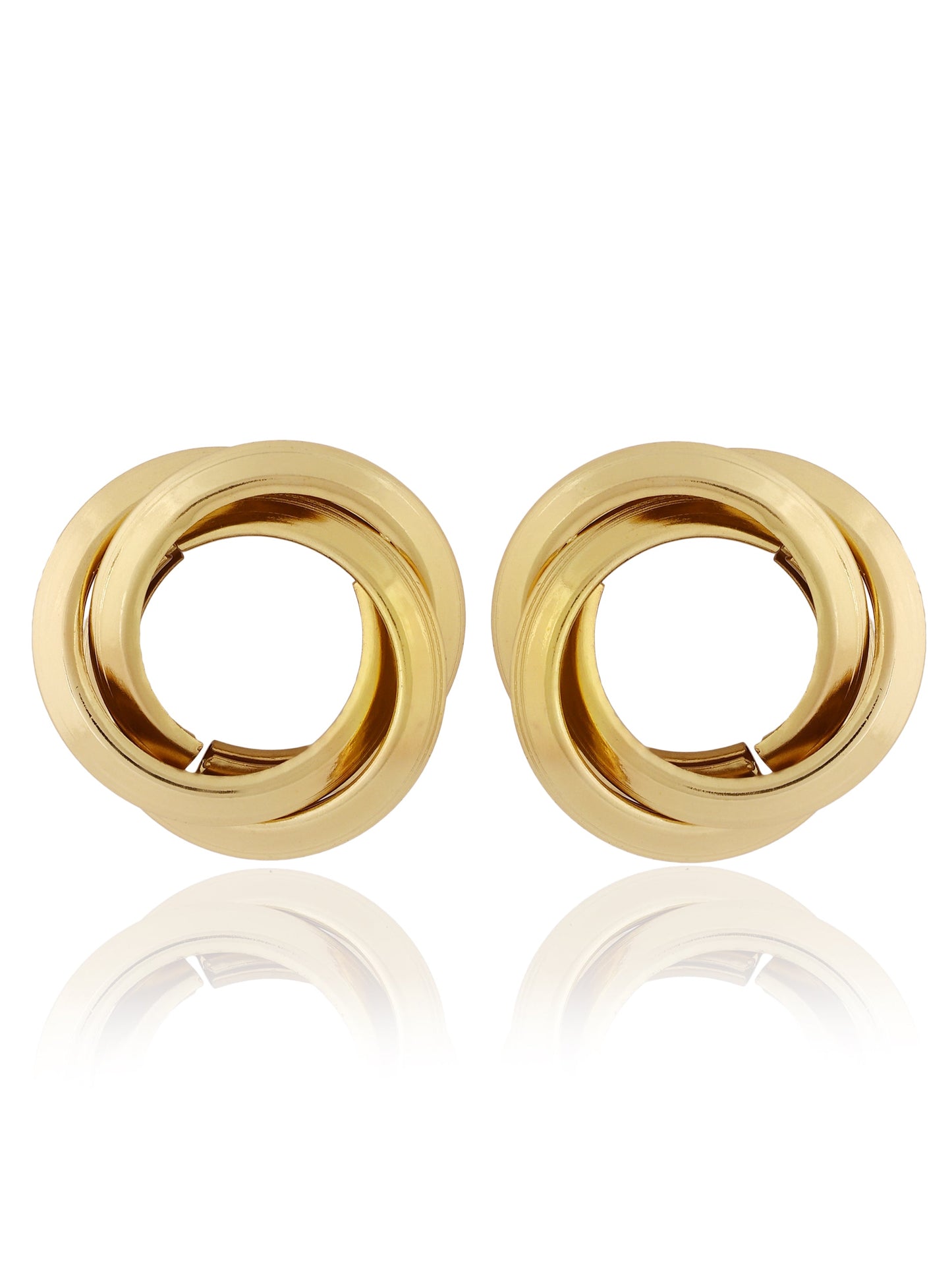 Twisted Circle Earrings