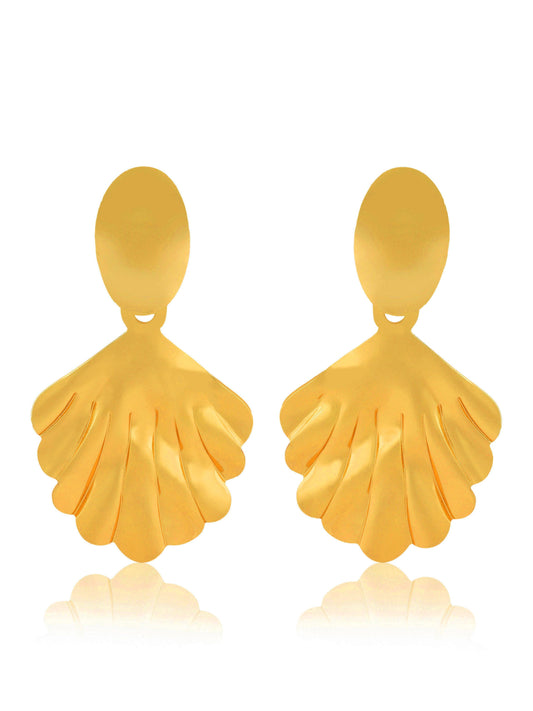 Gold Shell Earrings