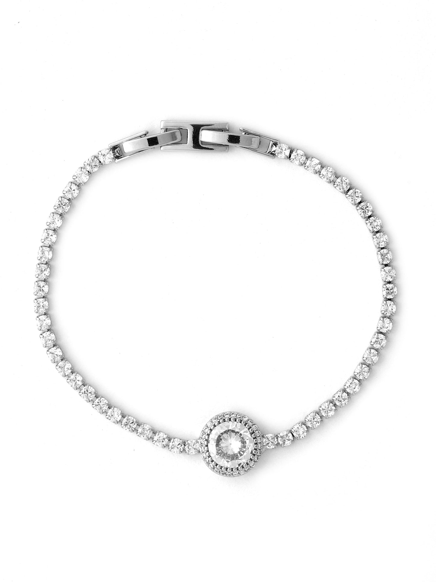 Round  Diamond Tennis Bracelet