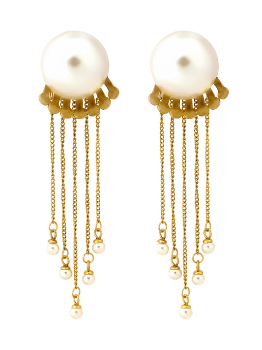 Pearl Fringe Earrings