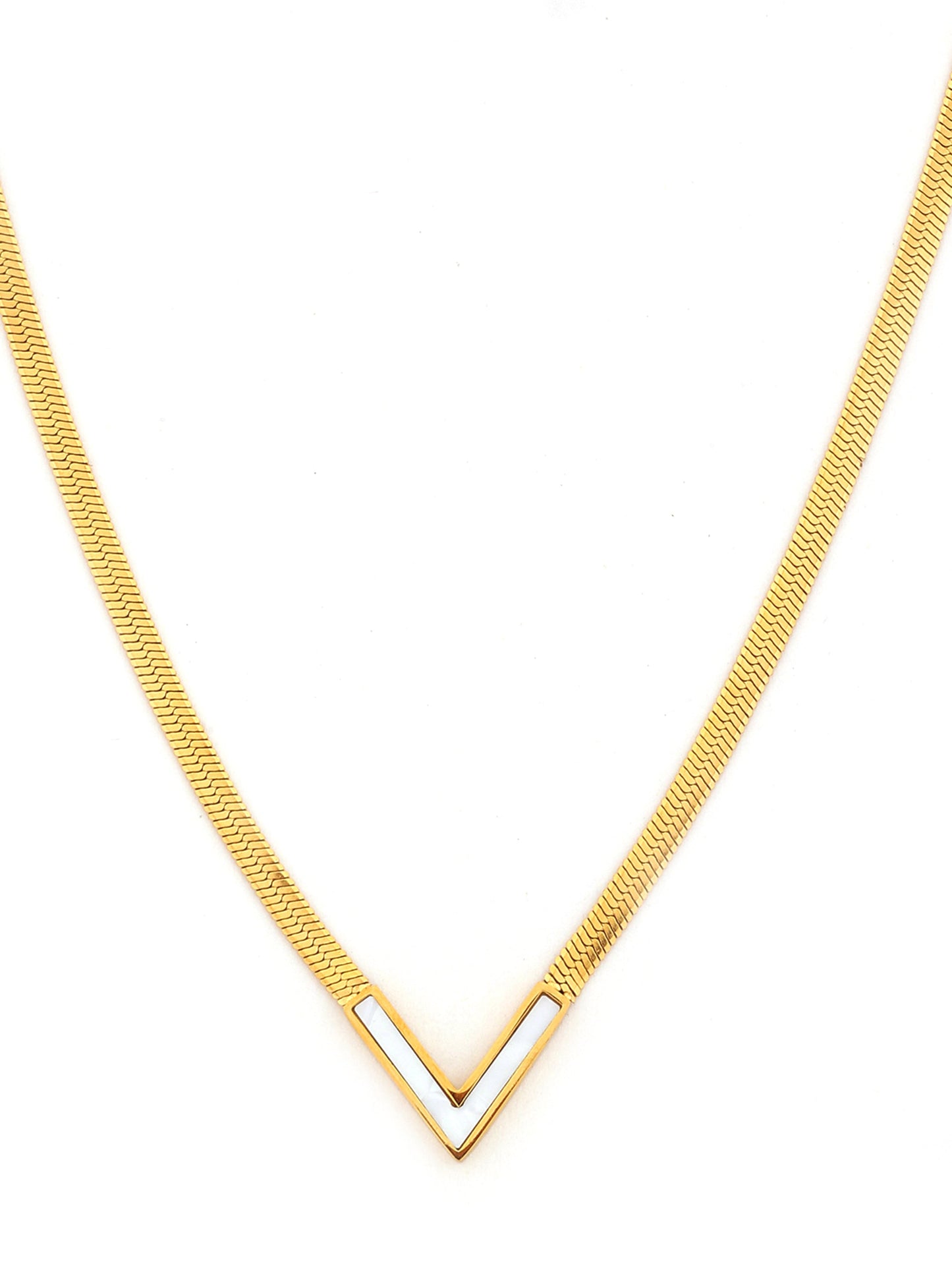 Modern Chevron Necklace