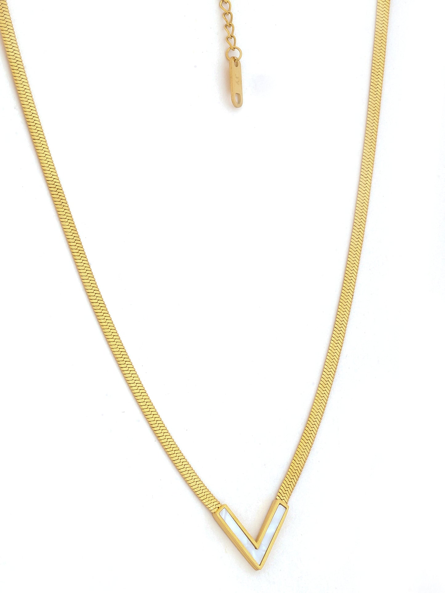 Modern Chevron Necklace