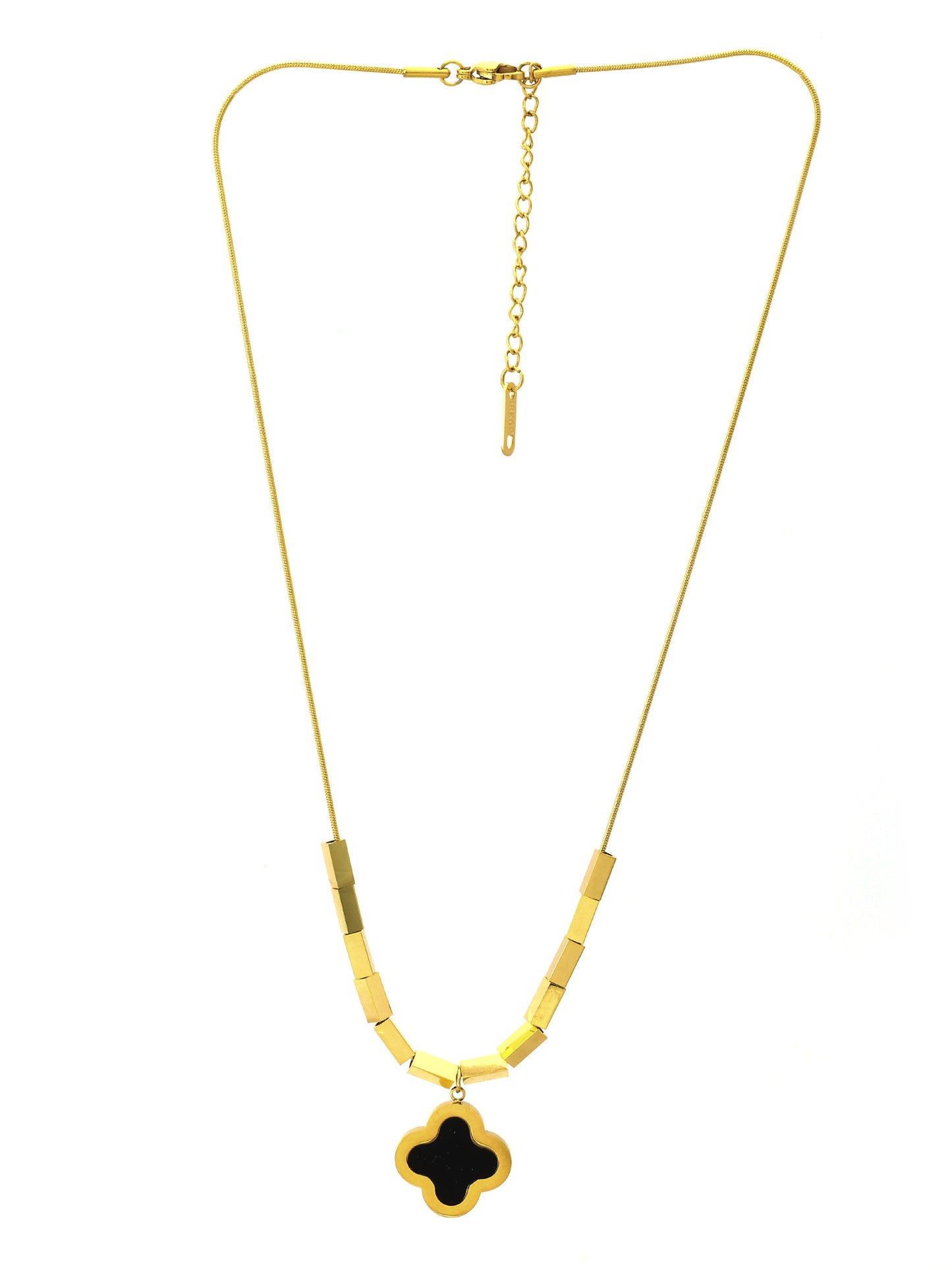 Gold-Plated Clover Necklace