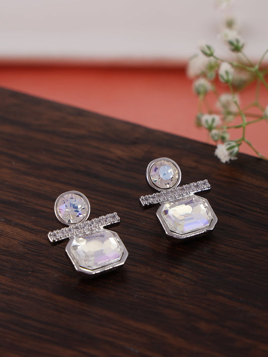 Elegant Cubic Zirconia Drop Earrings