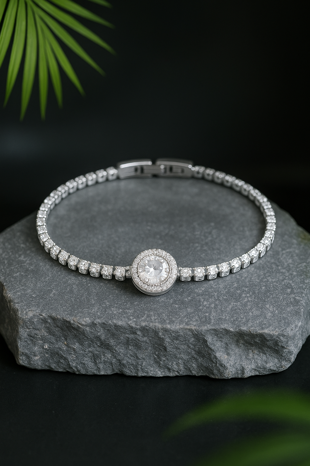 Round  Diamond Tennis Bracelet