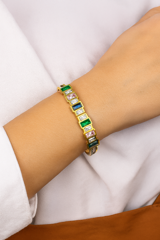 Spectrum Baguette Bracelet